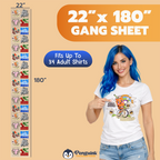 DTF Transfers Upload Gang Sheets