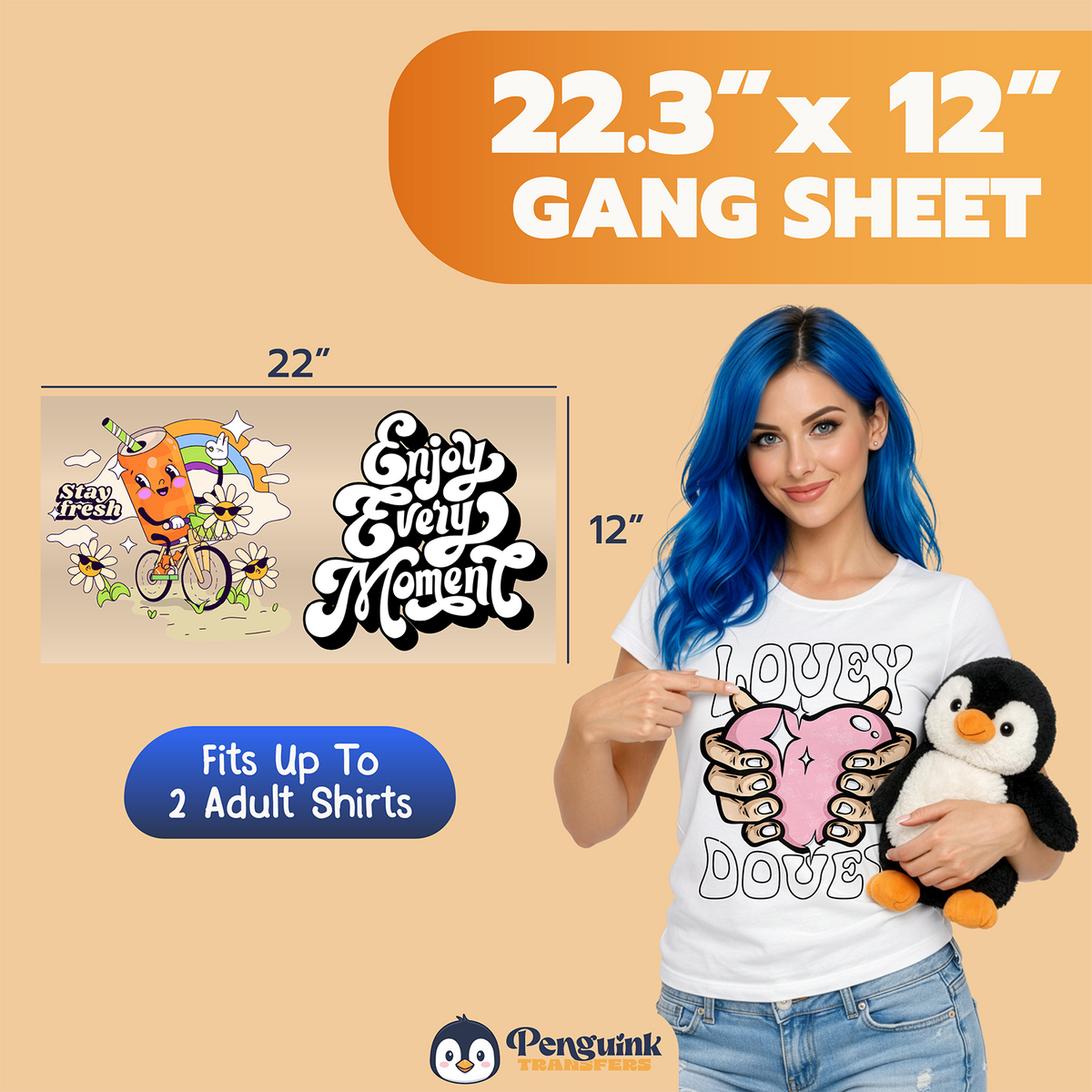 DTF Transfers Gang Sheet Builder