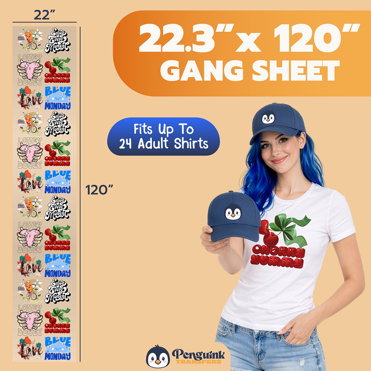 DTF Transfers Gang Sheet Builder