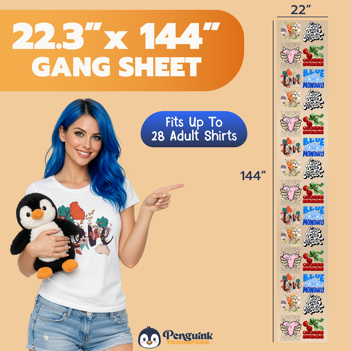 DTF Transfers Gang Sheet Builder