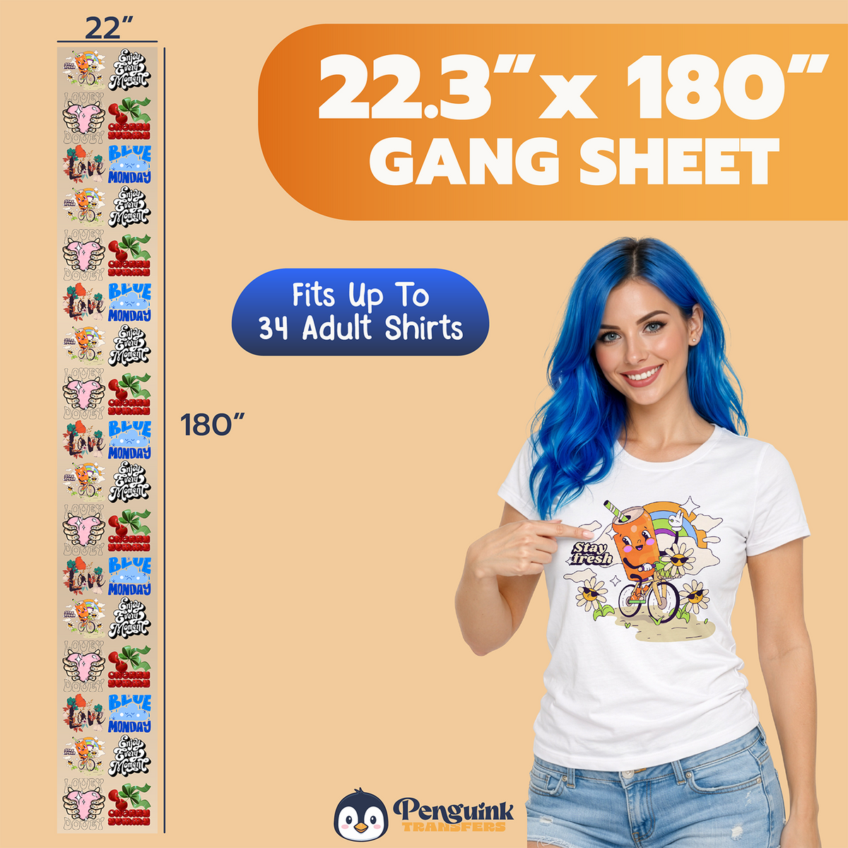 DTF Transfers Gang Sheet Builder
