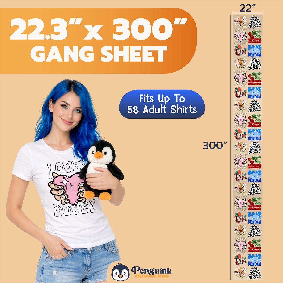 DTF Transfers Gang Sheet Builder