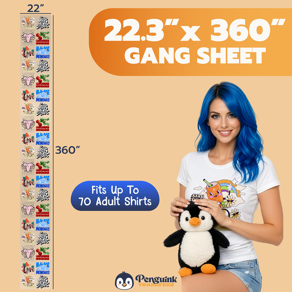 DTF Transfers Gang Sheet Builder