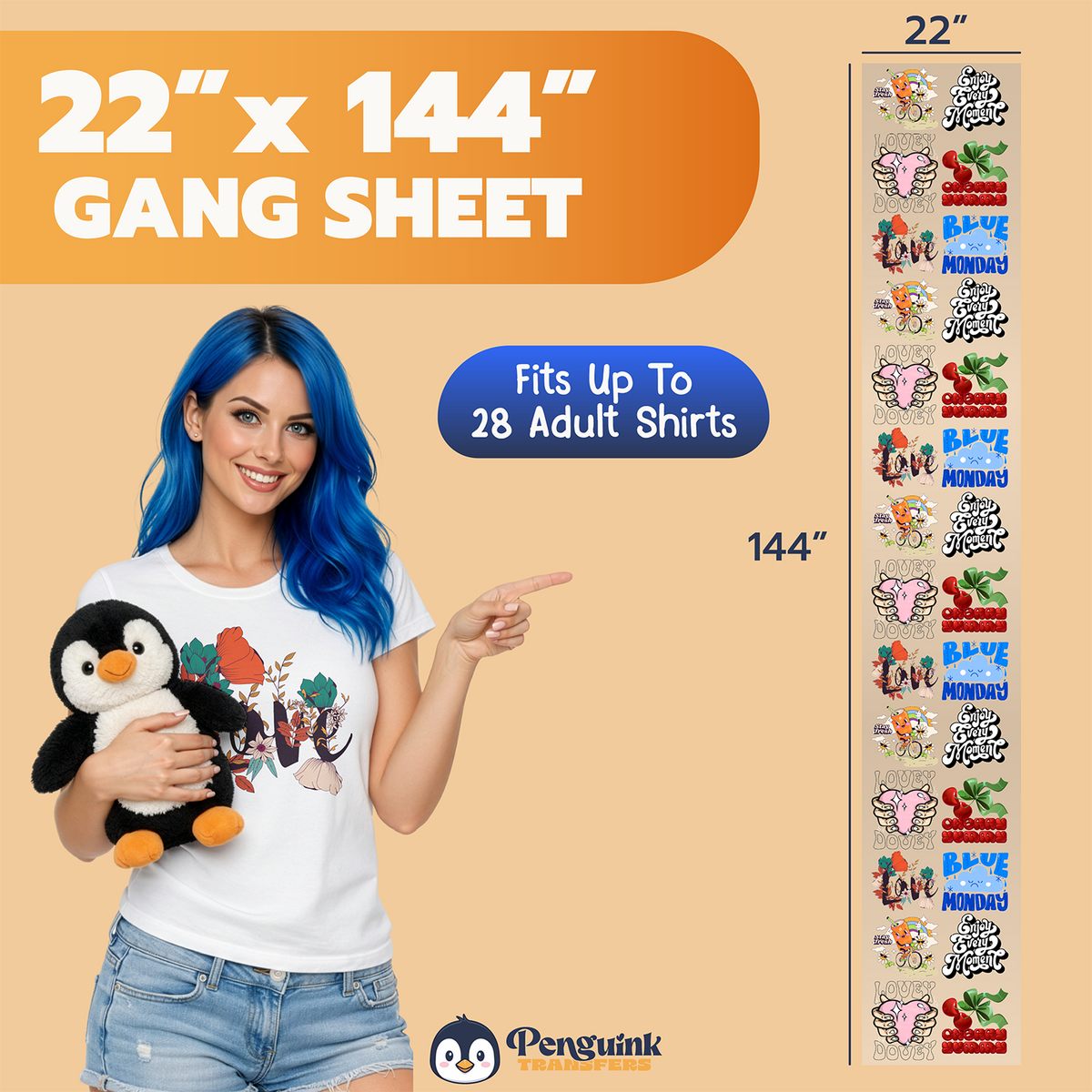 DTF Transfers Upload Gang Sheets