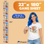 DTF Transfers Upload Gang Sheets