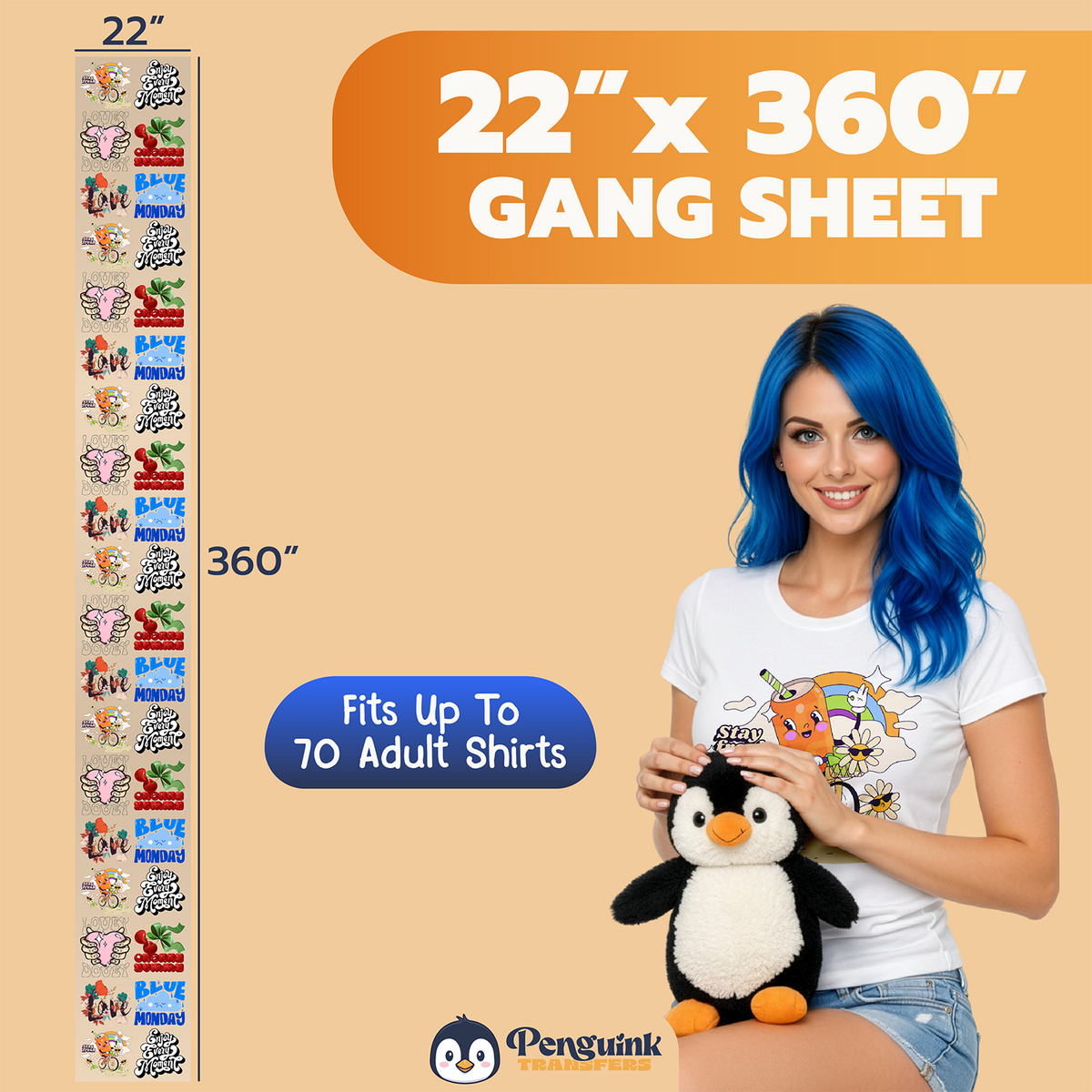 DTF Transfers Upload Gang Sheets