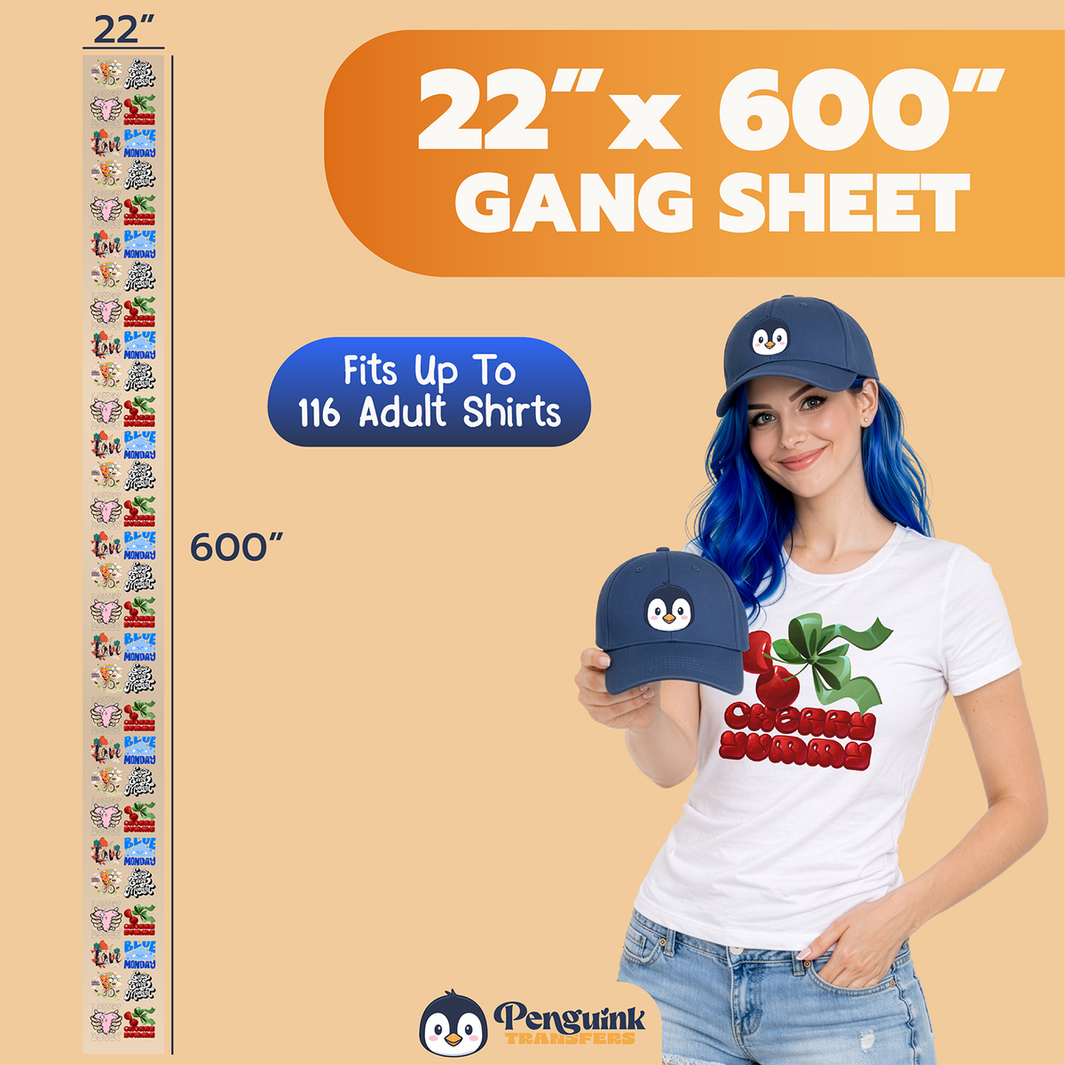 DTF Transfers Upload Gang Sheets