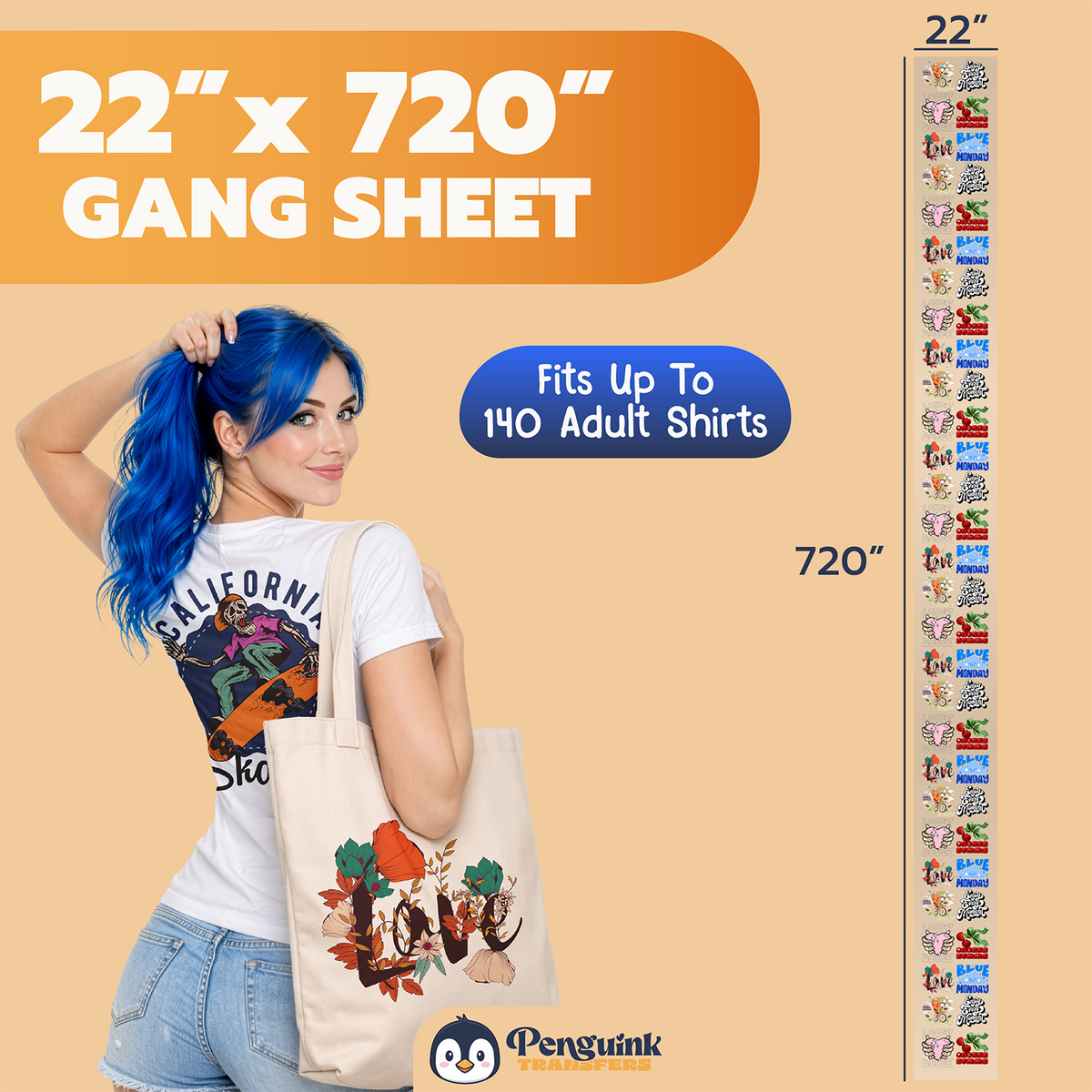 DTF Transfers Upload Gang Sheets