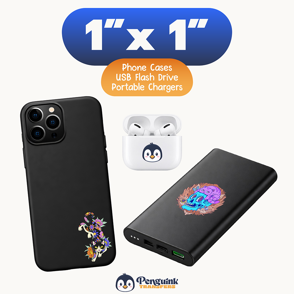 3D UV DTF Transfers By Size