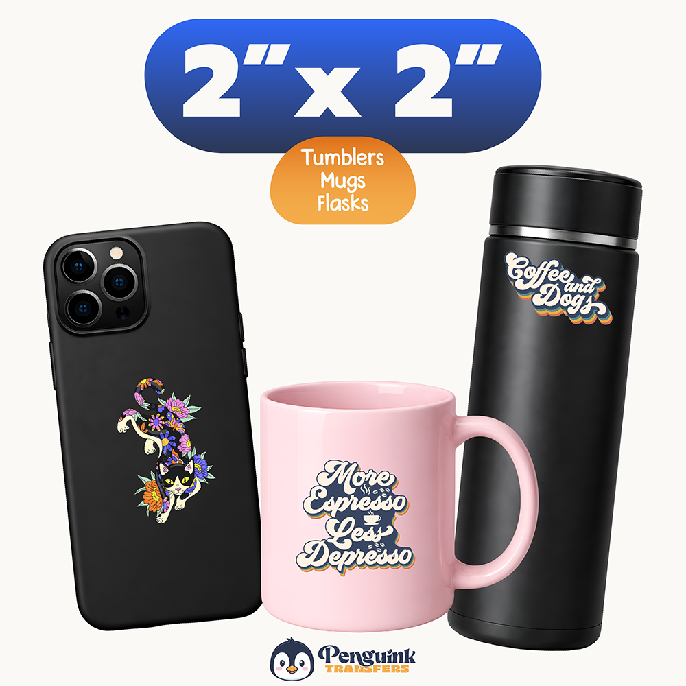 3D UV DTF Transfers By Size