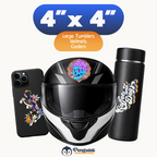 3D UV DTF Transfers By Size