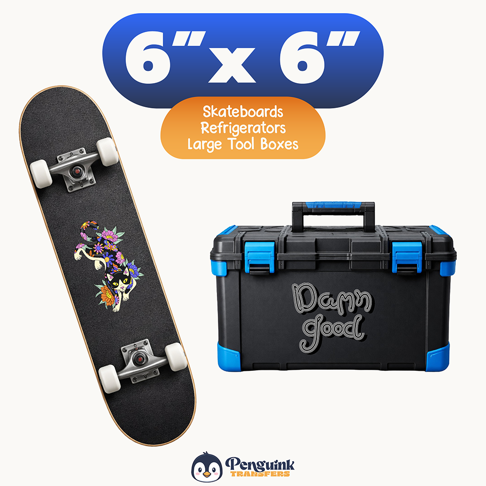 3D UV DTF Transfers By Size