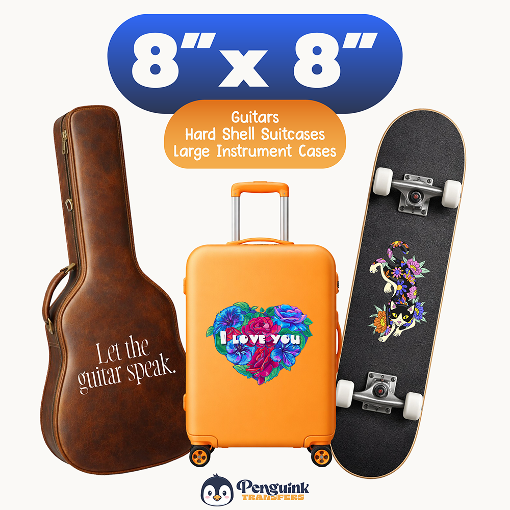 3D UV DTF Transfers By Size