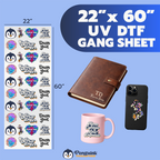 3D UV DTF Transfers Gang Sheet Builder