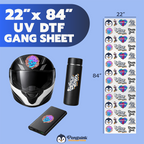 3D UV DTF Transfers Gang Sheet Builder